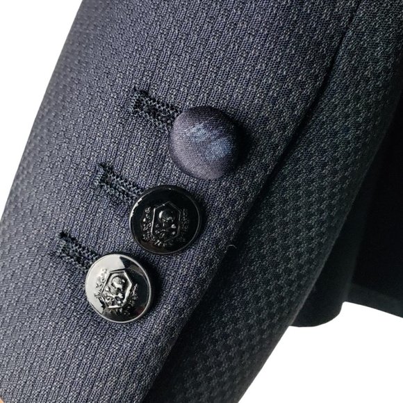 The Kooples Men’s Fitted Dark Blue Suit Jacket Blazer Euro 48, US Medium 39-40 - Picture 5 of 8